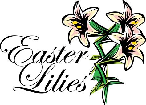 Easter Lilies Drawing Clipart Best