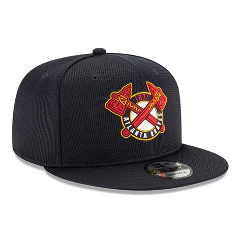 Atlanta braves team 2 navy snapback. Atlanta Braves Clubhouse Navy 9FIFTY Cap | New Era Cap