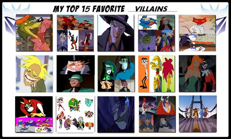 My Top 15 Favorite Villains By Bart Toons On Deviantart