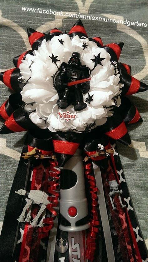 This is the currently selected item. Single Flower, Medium star wars- darth vader themed garter ...