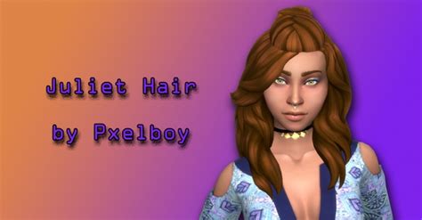 Juliet Hair By Pxelboy At Simsworkshop Sims 4 Updates