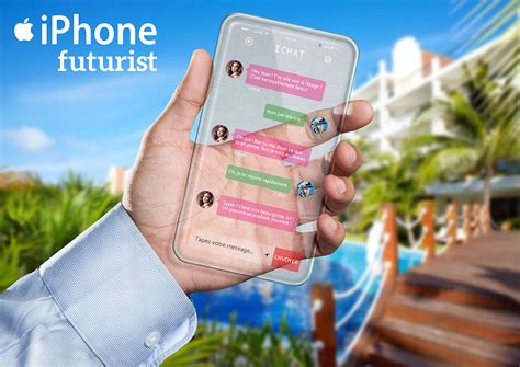 Futuristic Iphone Seems Made Of Curved Glass Concept Phones