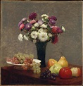Henri Fantin-Latour | Asters and Fruit on a Table | The Metropolitan ...