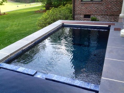 Midnight Blue Pebble Tec Traditional Pool Raleigh By Vue Custom