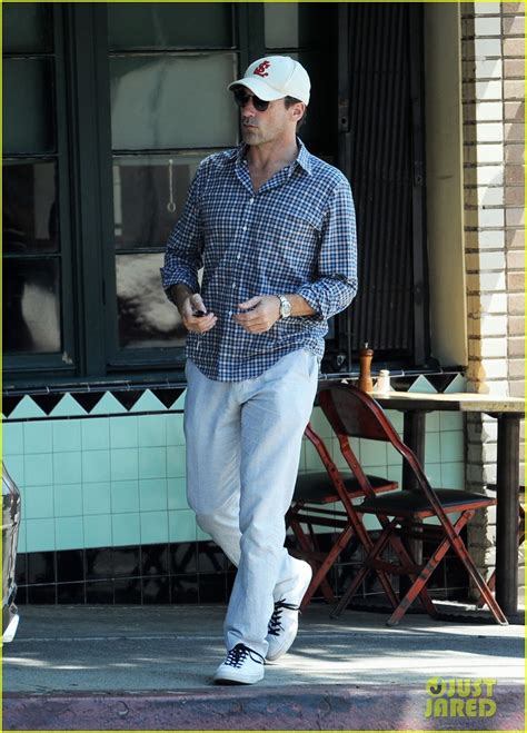 Photo Jon Hamm Little Doms Los Angeles Lunch 05 Photo 3746700 Just Jared Entertainment News