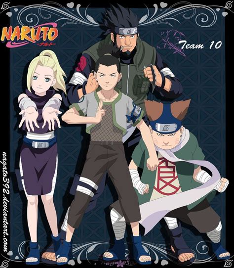Team 10 By Nagato392 On Deviantart Naruto Teams Anime Naruto Team