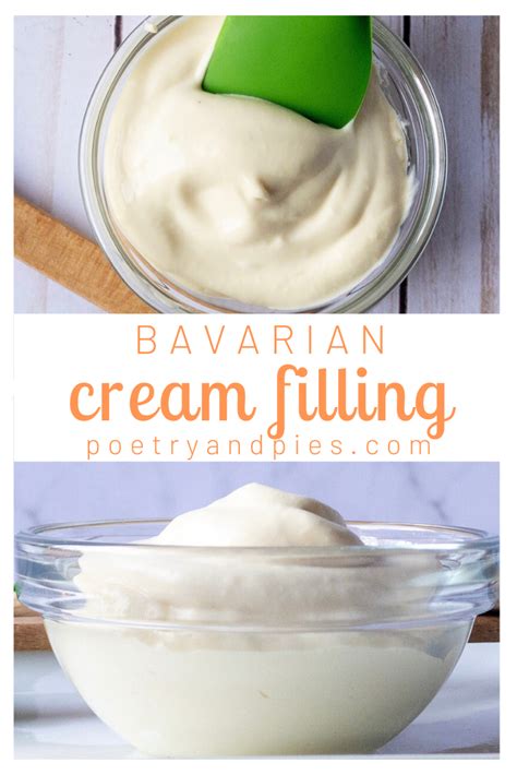 Bavarian Cream Filling — Poetry And Pies