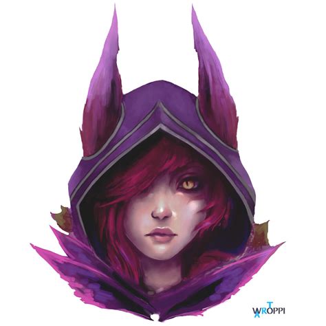 Xayah League Of Legends By Wroppi On Deviantart
