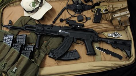 1920x1080 Modernization Kalashnikov Assault Rifle Black