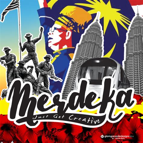 Teks proklamasi kemerdekaan indonesia 17 agustus 1945 mempunyai cerita sejarah tersendiri. (Malay) Pertandingan Reka Poster Merdeka 2016 - Graphic ...