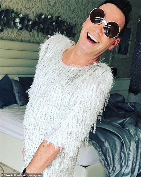 Strictly Judge Craig Revel Horwood Dons Claudia Winklemans Silver