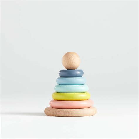 Small Wooden Baby Stacking Rings Reviews Crate And Kids