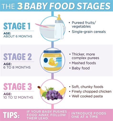 Earth's best organic® first meats baby food, chicken & chicken broth is certified usda organic for babies 4 months and older. Baby Food Stages, Decoded (Plus, a Free Printable ...