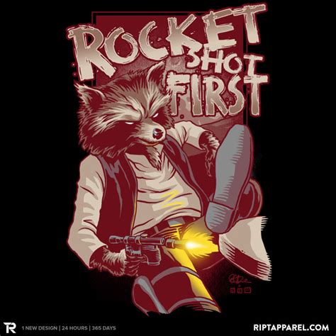 rocket shot first guardians of the galaxy and star wars mashup art — geektyrant