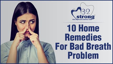 10 home remedies for bad breath problem