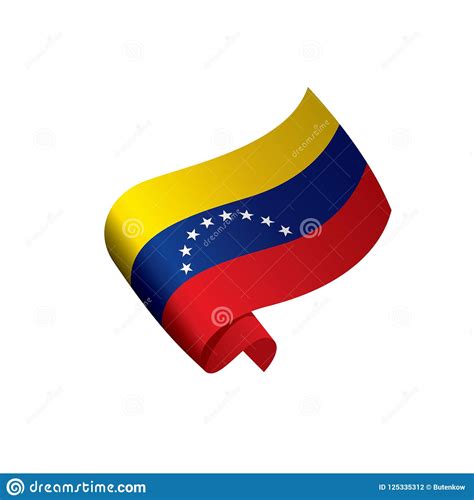 Bandera De Venezuela Ejemplo Del Vector Ilustración Del Vector