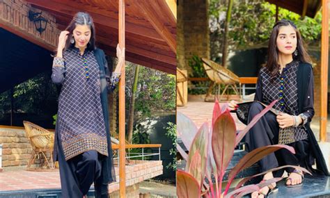 Beautiful Zainab Shabbir In A Black Dress Asian Life Style Magazine
