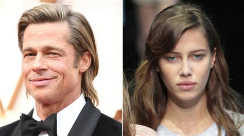 Brad Pitt German Model Nicole Poturalski Spotted Together