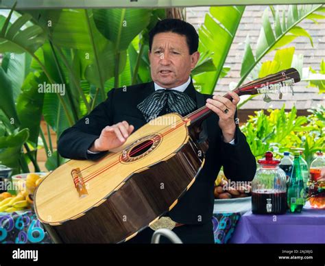 Mexican Mariachi Band Playing Happy Iconic Traditional Music At