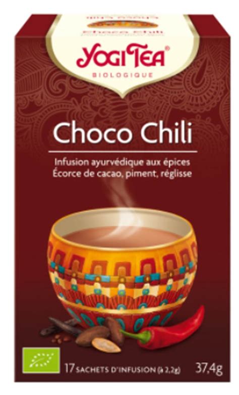 Yogi Tea Choco Chili Infusion Ayurvédique Comptoirs De Magellan