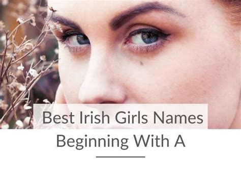 irish girls names beginning with a