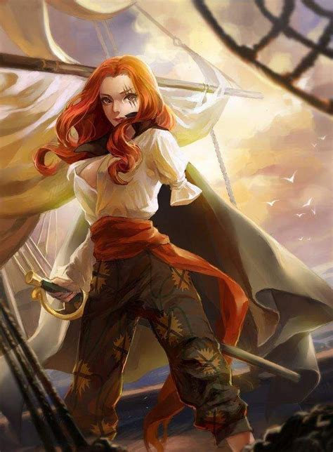 Female Red Haired Shanks One Piece Amino Manga Anime One Piece Anime