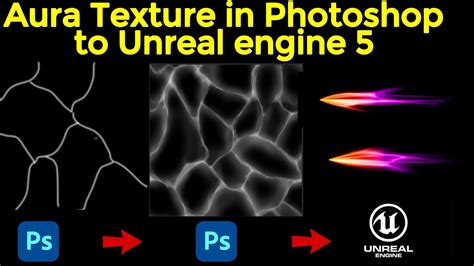 Aura Texture In Photoshop To Ue5 Niagara Ribbon Trail Download