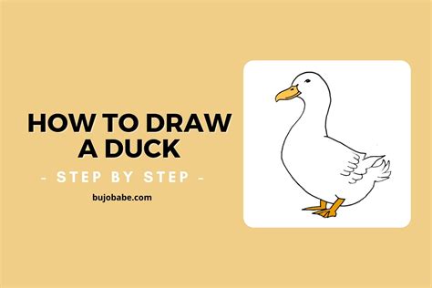 How To Draw A Duck Best Drawing Guide Bujo Babe My Xxx Hot Girl