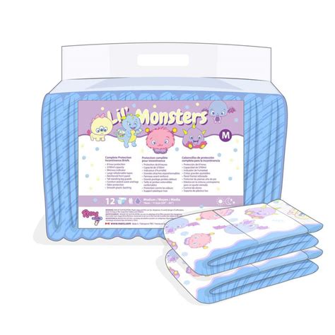 Rearz Lil Monsters V3 Nappy Diaper Sizes S M L And Xl Lot Ebay
