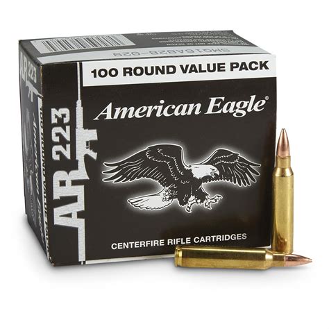 Federal American Eagle 55 Grain Fmj 223 Rem 100 Round Value Pack