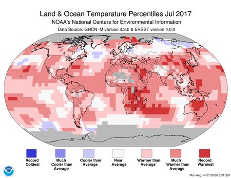Assessing The Global Climate In July News National Centers For Environmental
