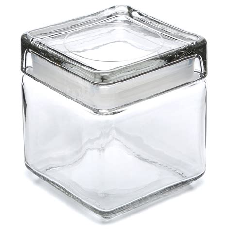 Anchor Hocking Stackable Square Jar And Reviews Wayfair