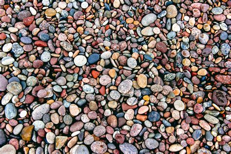 Picture of multicolored pebbles