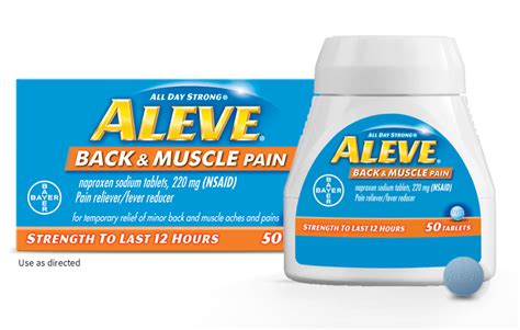 Aleve Back And Muscle Pain Relief Reviews 2022