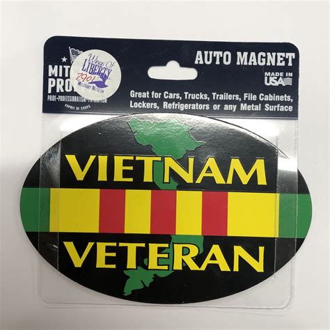 Vietnam Veteran Oval Car Magnet Fort Campbell Historical Foundation