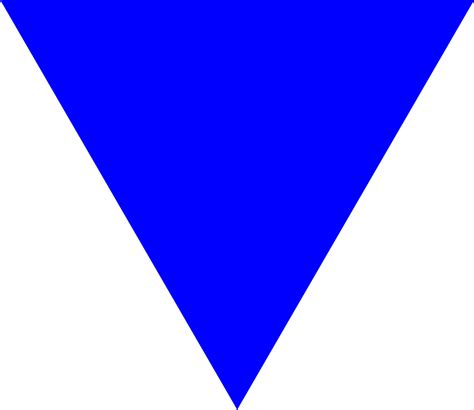 Blue Triangle Clip Art Clipart Best Images