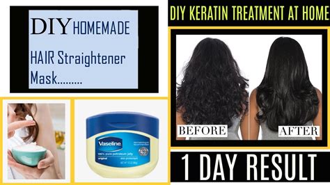 These homemade keratin hair treatments take many sittings. Homemade Keratin Treatment - YouTube