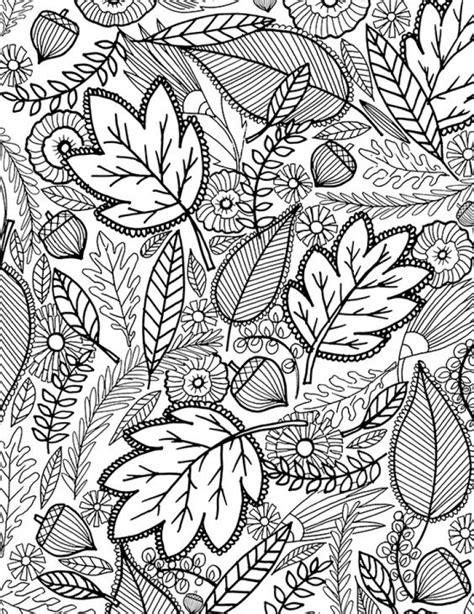 20 Free Printable Autumnfall Coloring Pages For Adults