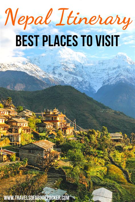 Nepal Itinerary Best Places To Visit In Nepal — Travels Of A Bookpacker