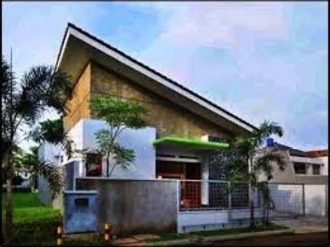 Rumah minimalis pertama yaitu rumah dengan atap tumpang tinding. Desain Rumah Minimalis Dengan Miring Satu Arah - YouTube