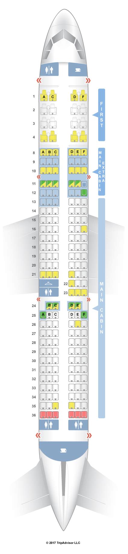 Seatguru Seat Map American Airlines Airbus A B V Hot Sex Picture