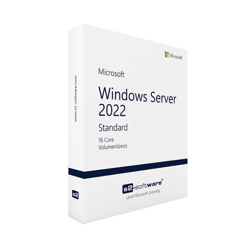 Microsoft Windows Server 2022 Standard Used Software