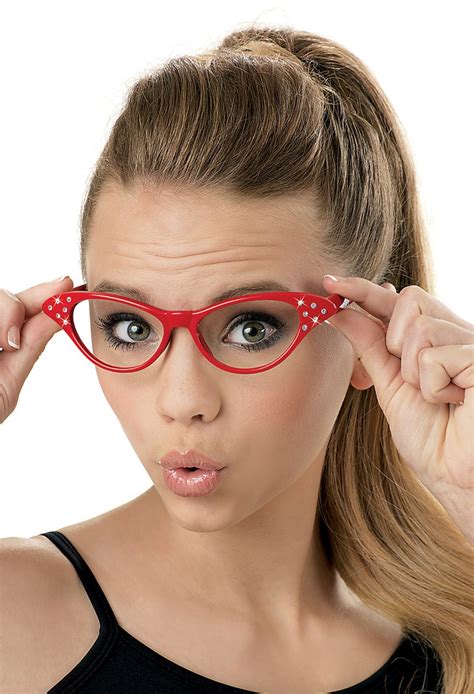 Red Plastic Cat Eye Glasses Balera™