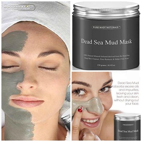 Best Dead Sea Mud Mask 250g 88 Fl Oz Face Mask Pure Body Naturals