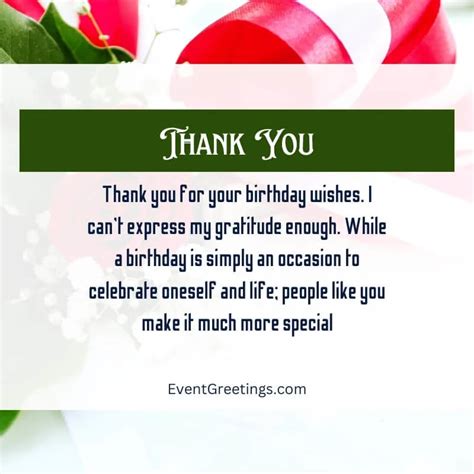 65 Best Thank You Messages For Birthday Wishes Quotes And 45 Off