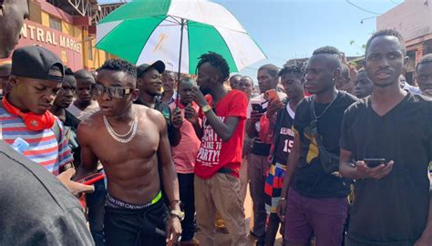 John Blaq Brings Business In Jinja To Standstill As He Shoots Video For