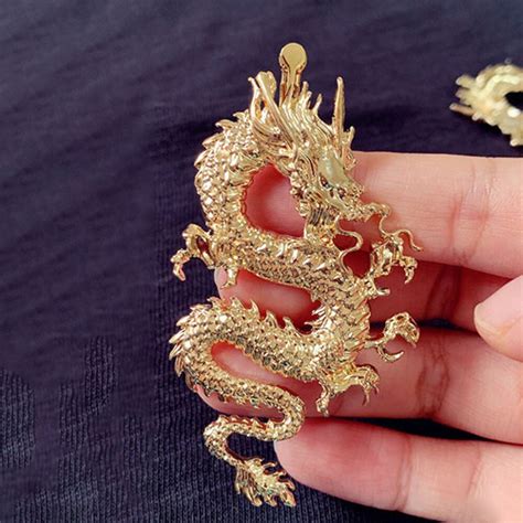 Dragon Earrings Oversize Gold Silver Tone Dragon Earrings Etsy