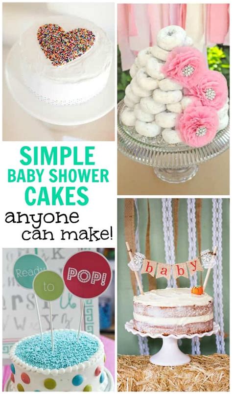 Simple Baby Shower Cakes Anyone Can Make Design Dazzle