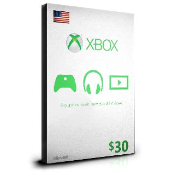 Xbox gift card codes can be redeemed online, on xbox one consoles, on a windows 10 computer, and within the xbox iphone and android apps. Xbox Gift Card 30$