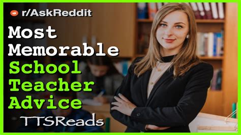 What Did A School Teacher Say That Stuck With You School Reddit